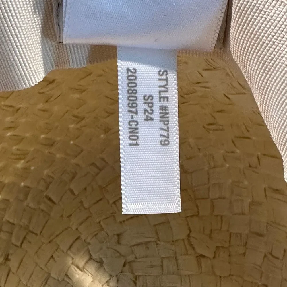 Madewell Packable Straw Hat Size M/L New!